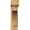 Ekena Millwork Westlake Block Rough Sawn Bracket w/ Offset Brace, Western Red Cedar, 6"W x 24"D x 24"H BKT0604X24X24WTL05RWR - alternate 3